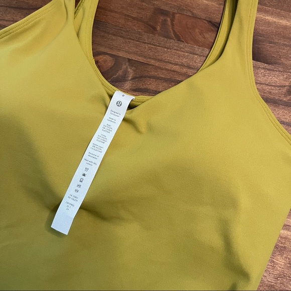 NWT Sold Out lululemon Align™ Waist-Length Tank Top in Auric Gold - Picture 6 of 6